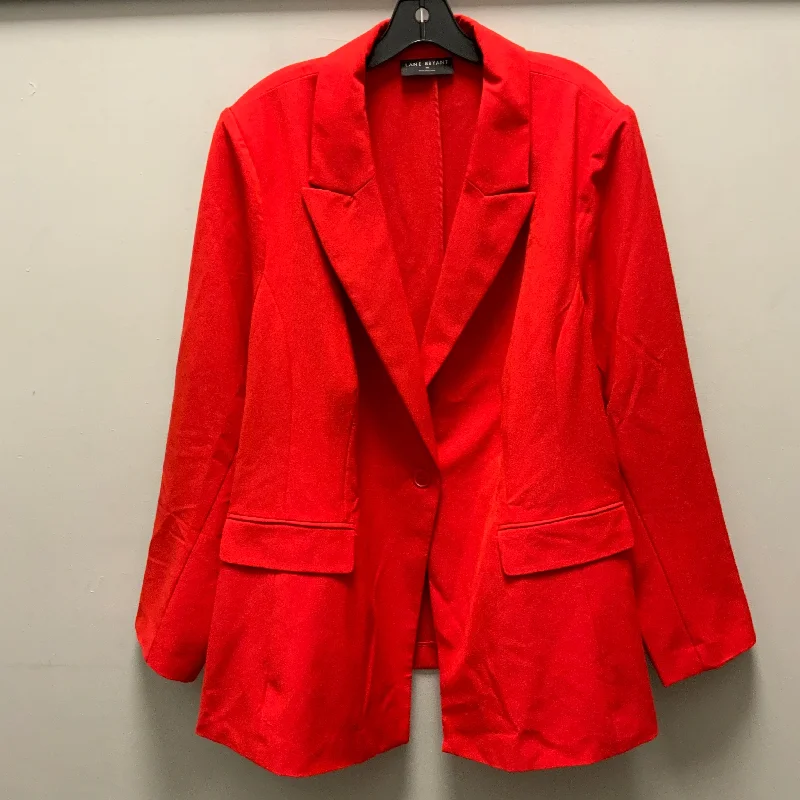 women's coats for those who seek both warmth and flairBlazer By Lane Bryant In Red, Size: 4x