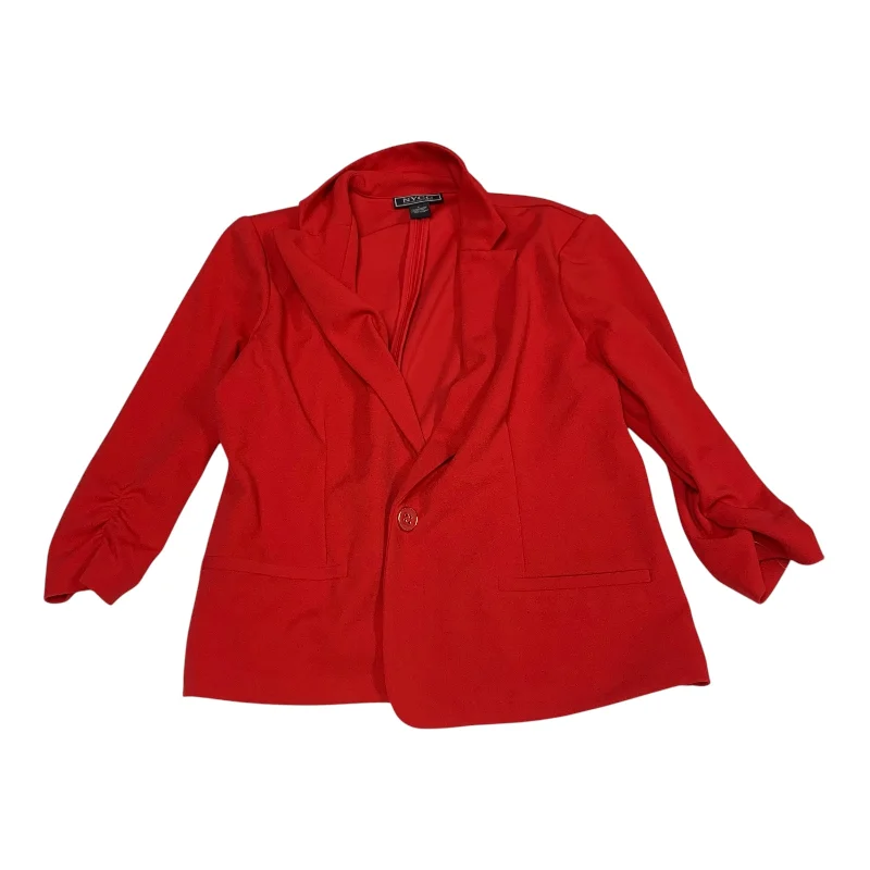 luxury women's coatsBlazer By New York Company Co In Red, Size: L