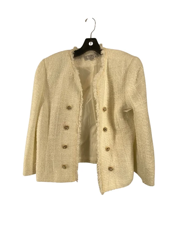 women's coats for skiingBlazer By Tahari By Arthur Levine In Cream, Size: 14