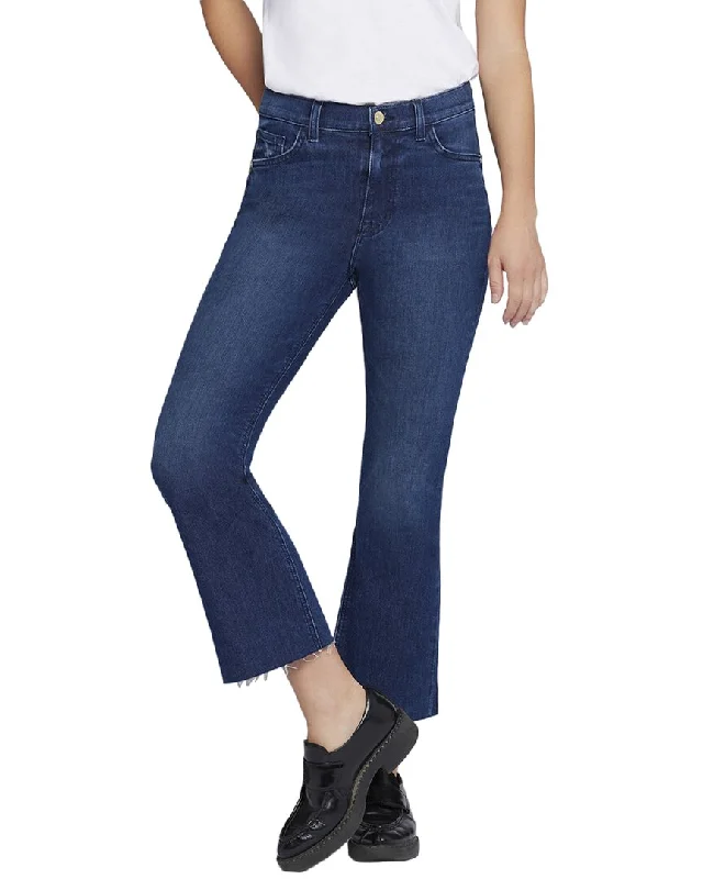 women's acid-washed denim jeansCurrent/Elliott The Boulevard Zenith Wash Crop Bootcut Jean