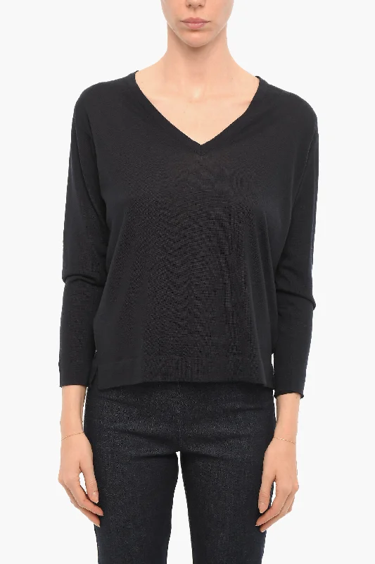 Women's SweatersDrumohr Merinos Wool Lightweight V-Neck Sweater