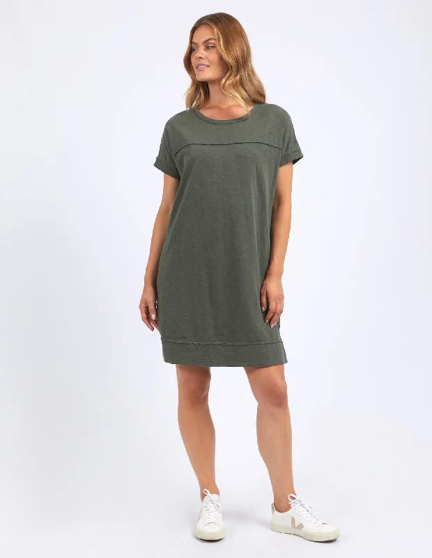 spaghetti strap women's topsFoxwood Allison Tee Dress Khaki