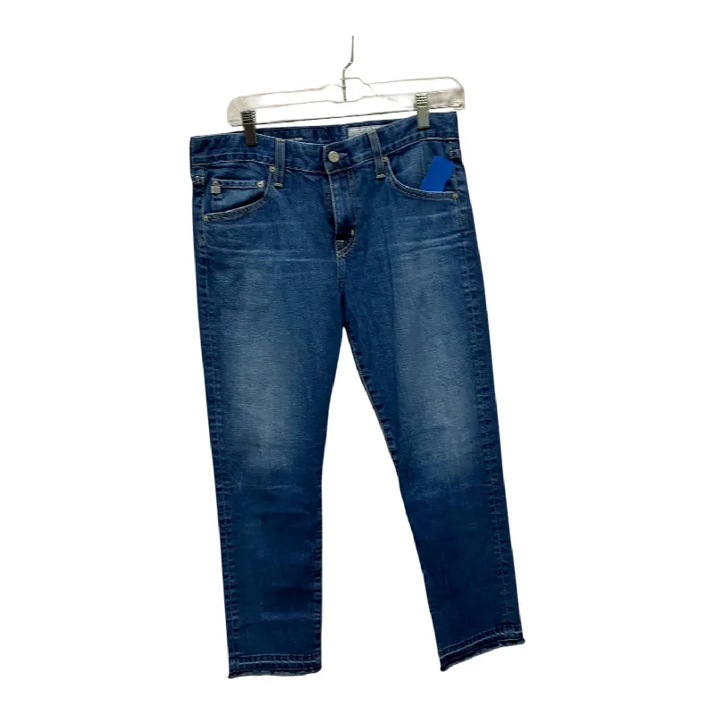 women's denim jeans for springJeans Cropped By Adriano Goldschmied In Blue Denim, Size:6