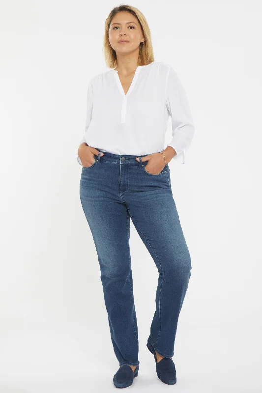 women's denim jeans for special occasionsMarilyn Straight Jeans In Plus Size - Saybrook