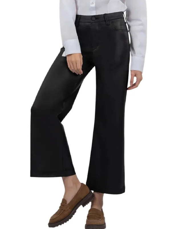 women's mom jeans denimMeg High Rise Jeans In Black Coated