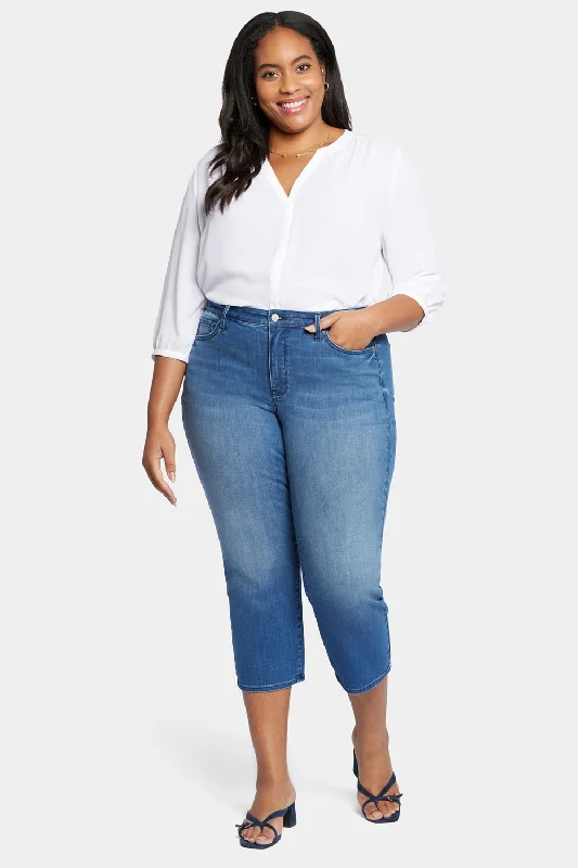 women's denim jeans for summerRelaxed Piper Crop Jeans In Plus Size - Melody