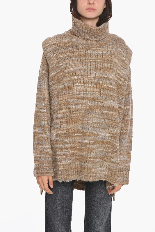 Affordable SweatersSamsoe Samsoe Turtleneck EMBER Oversized Pullover