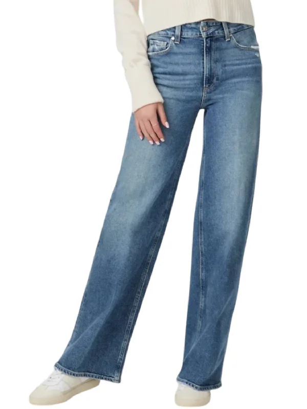 women's denim jeans with ripped kneesSasha 32" Wide Leg Jeans In Storybook Distressed