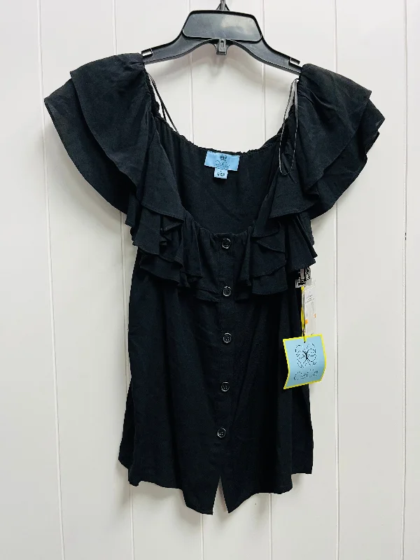 women's tops for those who want to show off their figure in a flattering wayTop Short Sleeve By Cece In Black, Size: S