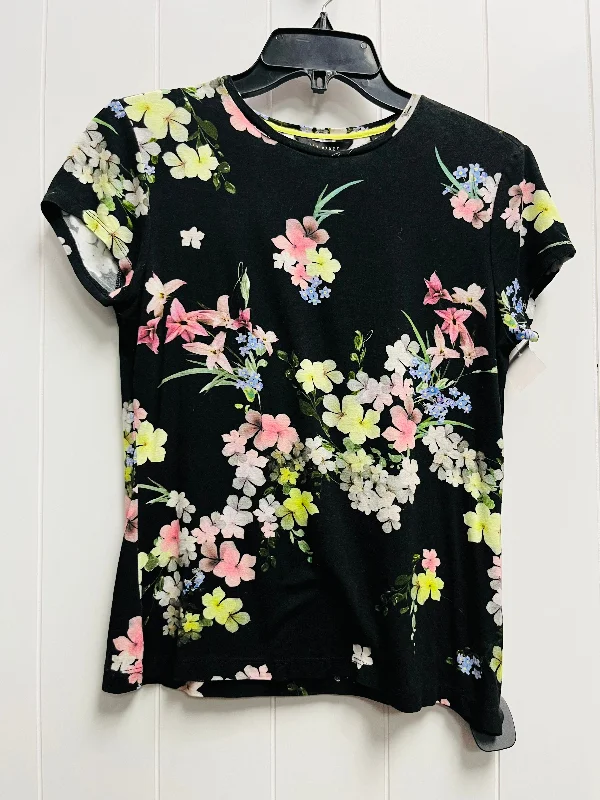 women's tops for layeringTop Short Sleeve By Ted Baker In Black, Size: Xs